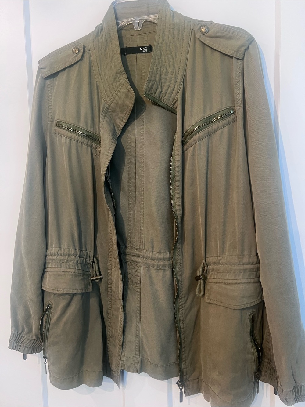 Olive Utility Jacket for Women